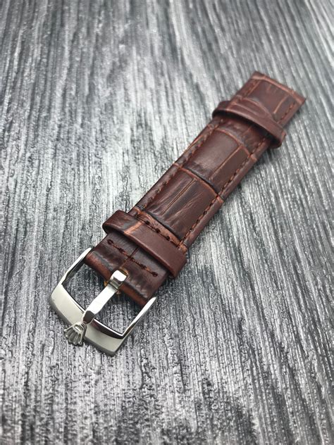 rolex op leather strap|genuine rolex leather straps.